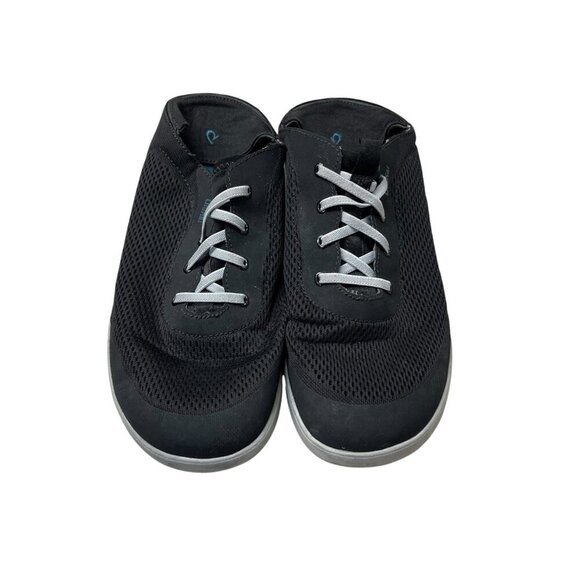 Olukai Moku Pae Shoes Mens 12 Black Slip On Mesh Comfort Fisherman 10472-40QS - Picture 2 of 9